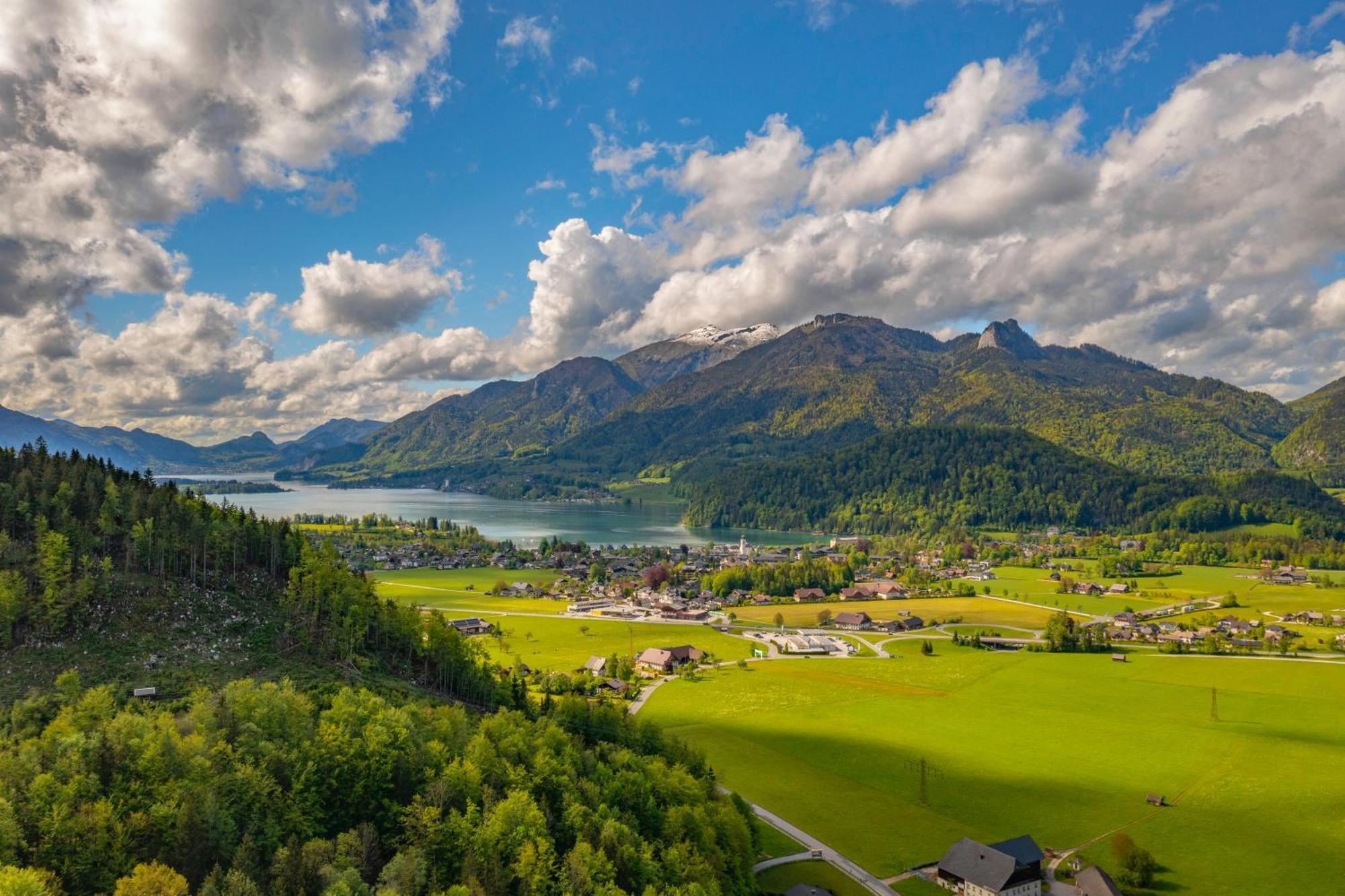 Suite Apartment Modern Getaway - Neu Renoviert - Strobl Am Wolfgangsee Buitenkant foto