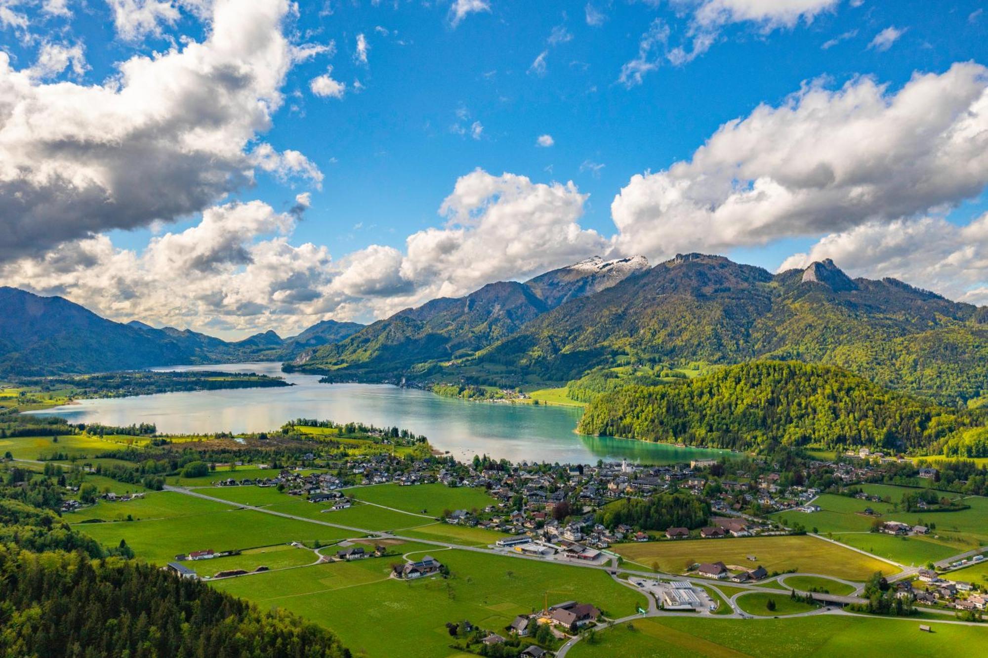 Suite Apartment Modern Getaway - Neu Renoviert - Strobl Am Wolfgangsee Buitenkant foto