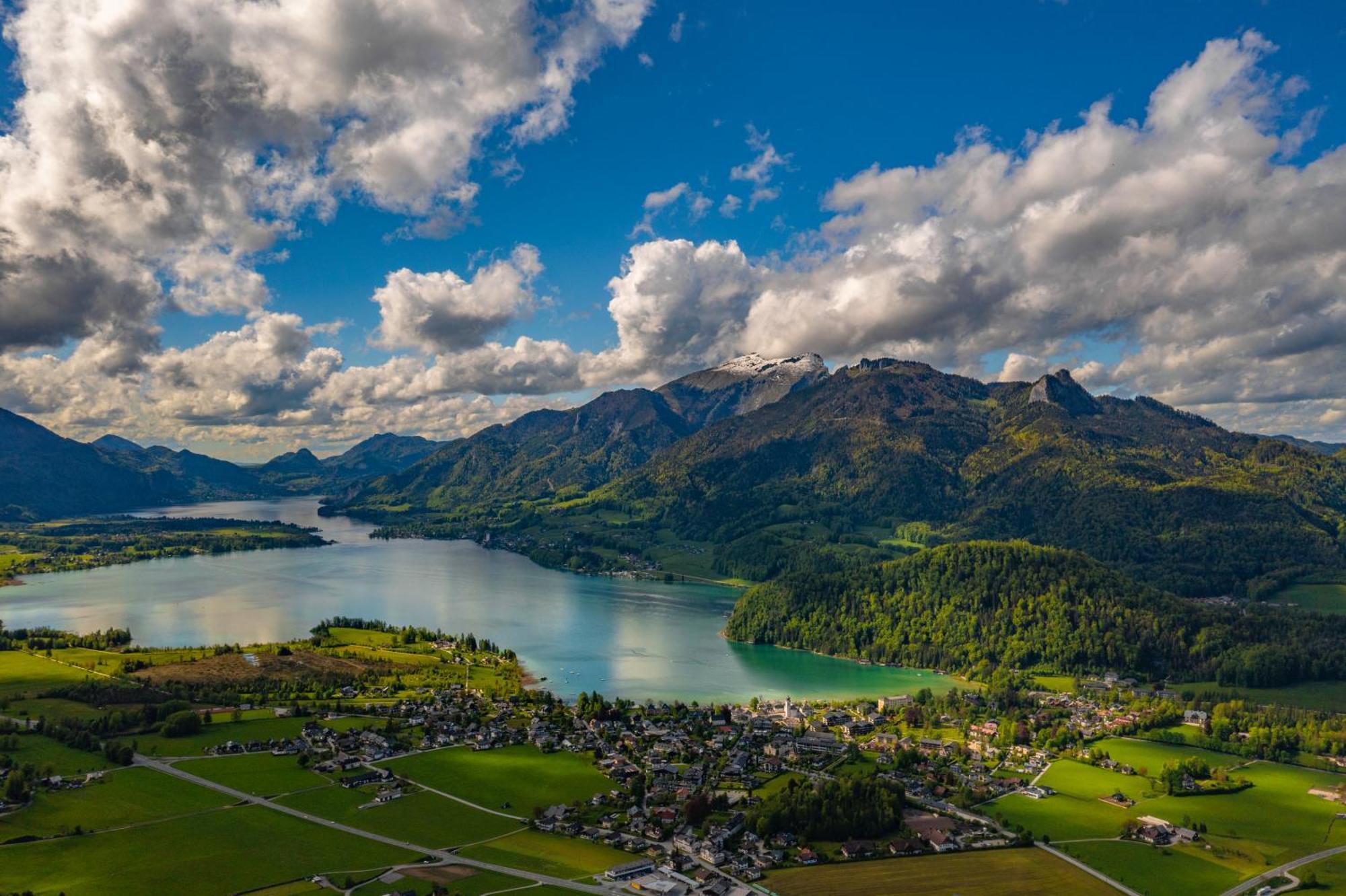 Suite Apartment Modern Getaway - Neu Renoviert - Strobl Am Wolfgangsee Buitenkant foto