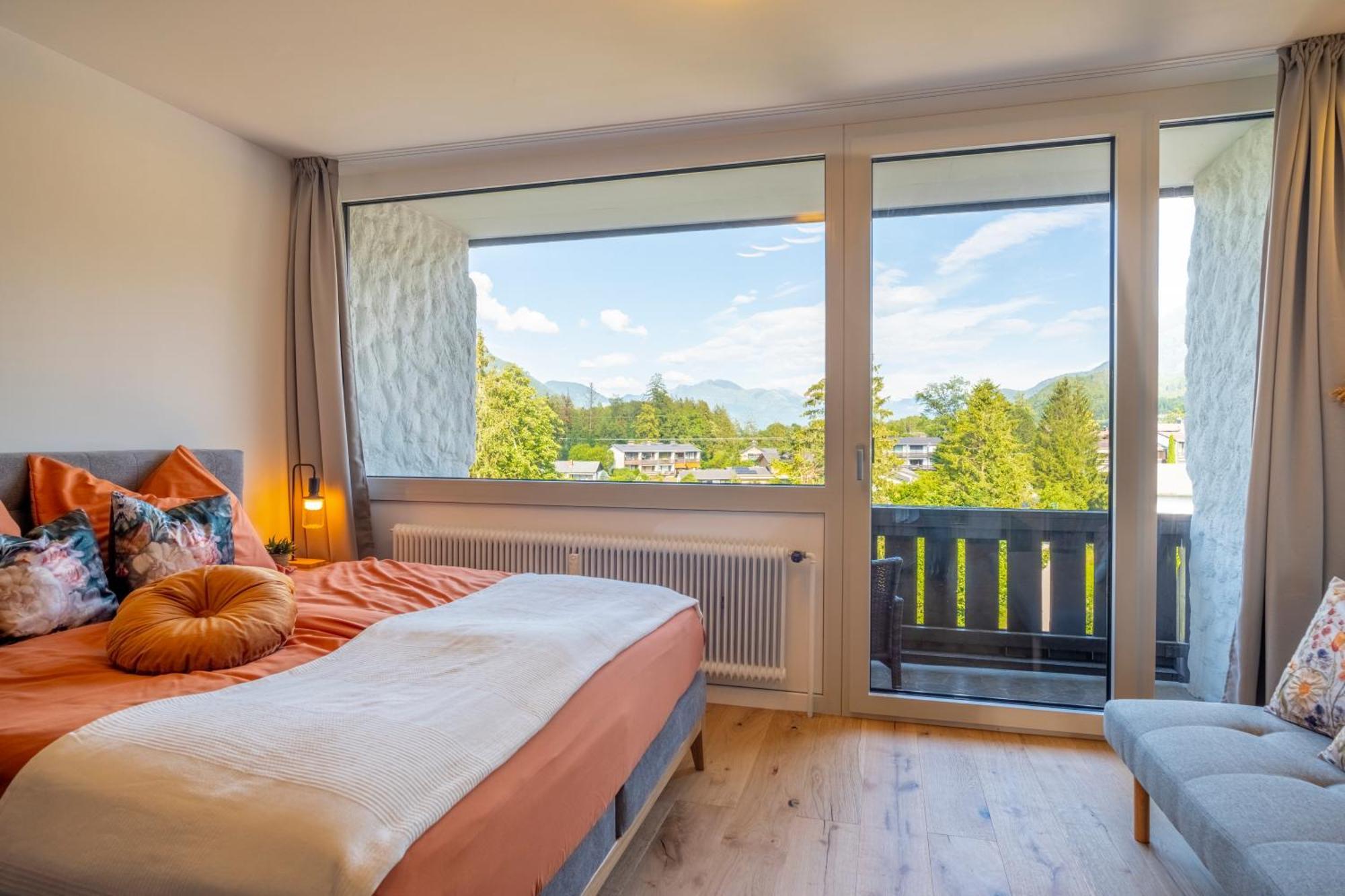 Suite Apartment Modern Getaway - Neu Renoviert - Strobl Am Wolfgangsee Buitenkant foto